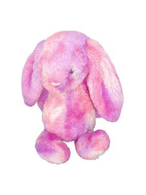 Jellycat Bashful Sherbert Bunny Pink & Purple Tie-Dye Plush Stuffed Animal 12"
